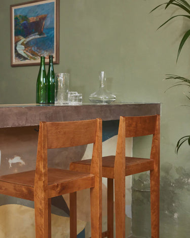 Bar Chair 01 | Warm Brown Birch | H76