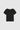 Organic Cotton V Neck Tee | Jet Black