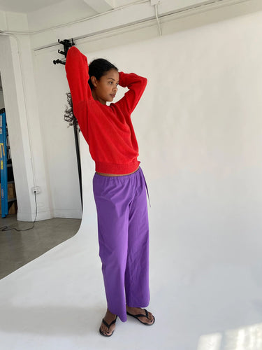 Tie Pants | Purple