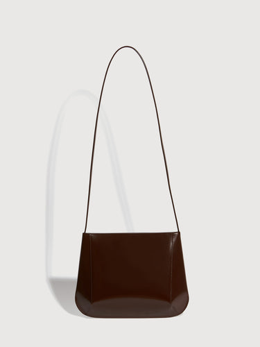Loge Bag | Choc Spazzolato leather
