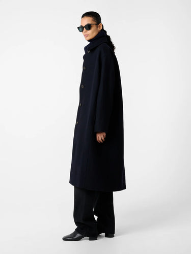 Ria Coat | Dark Navy