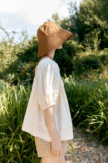 Japanese Embroidered Romy Top | Cream