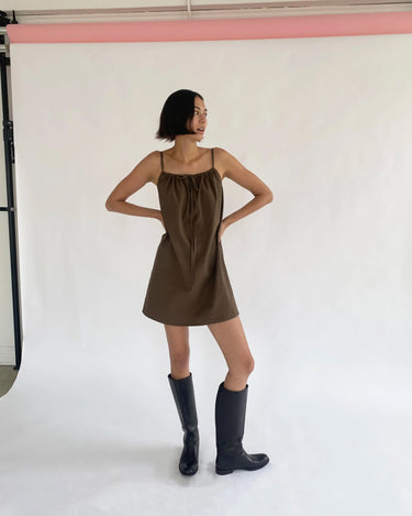 Bow Dress | Chocolate