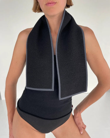 Boiled Wool Scarf | Mini | Lava
