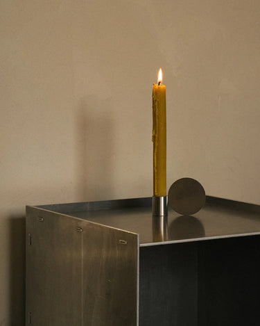 Fundament Candle Holder | Stainless Steel | Form 3