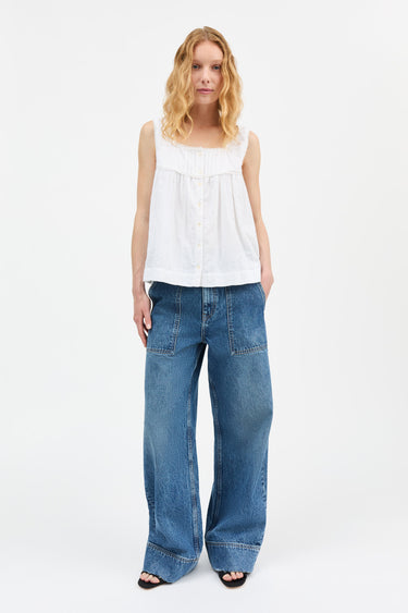 Clea Top | Optic white