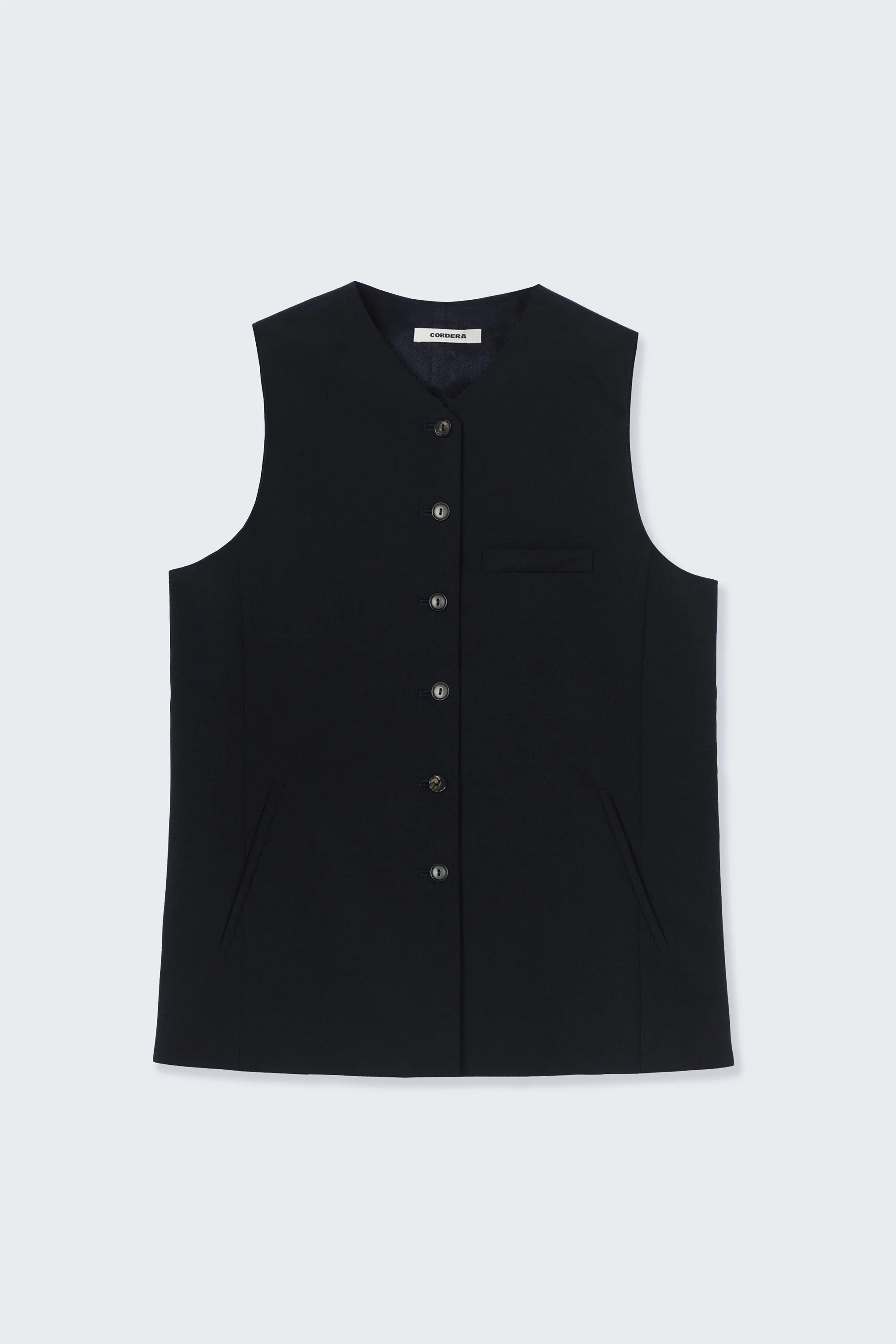 Tailored Vest | Navy
