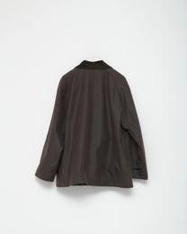 Oilskin Mac Jacket | Dark Brown