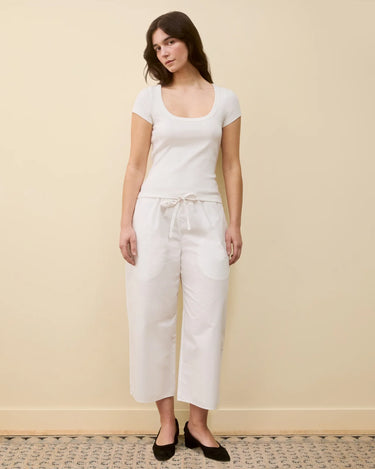 Lulu Baby Tee | White