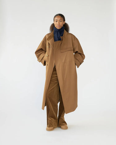 Water Resistant Coat in Tobacco