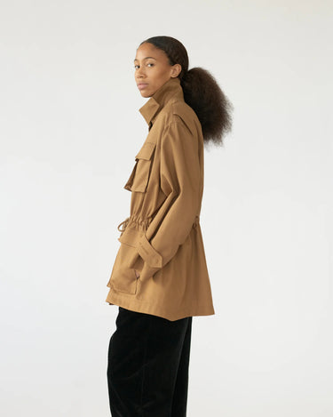 Water Resistant Parka in Tobacco