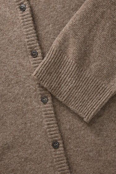 Senna Cardigan | Brown Melange