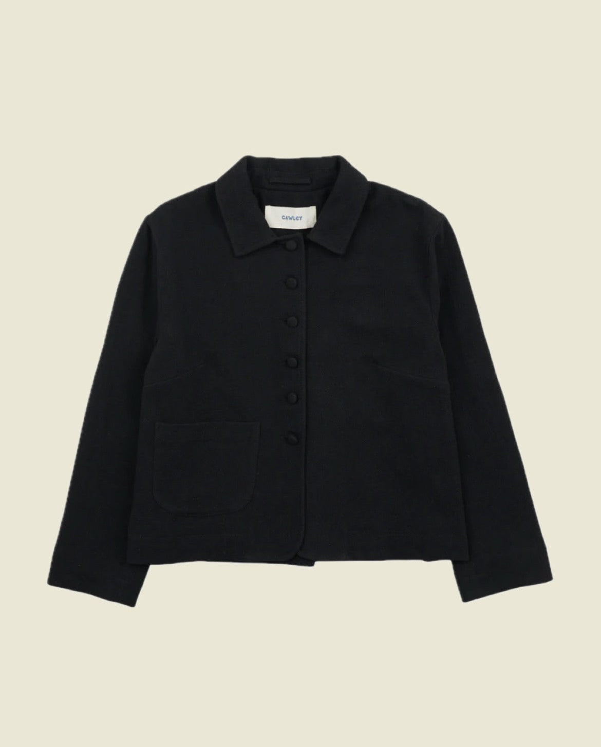 Japanese Cotton Lillie Jacket | Washed Black