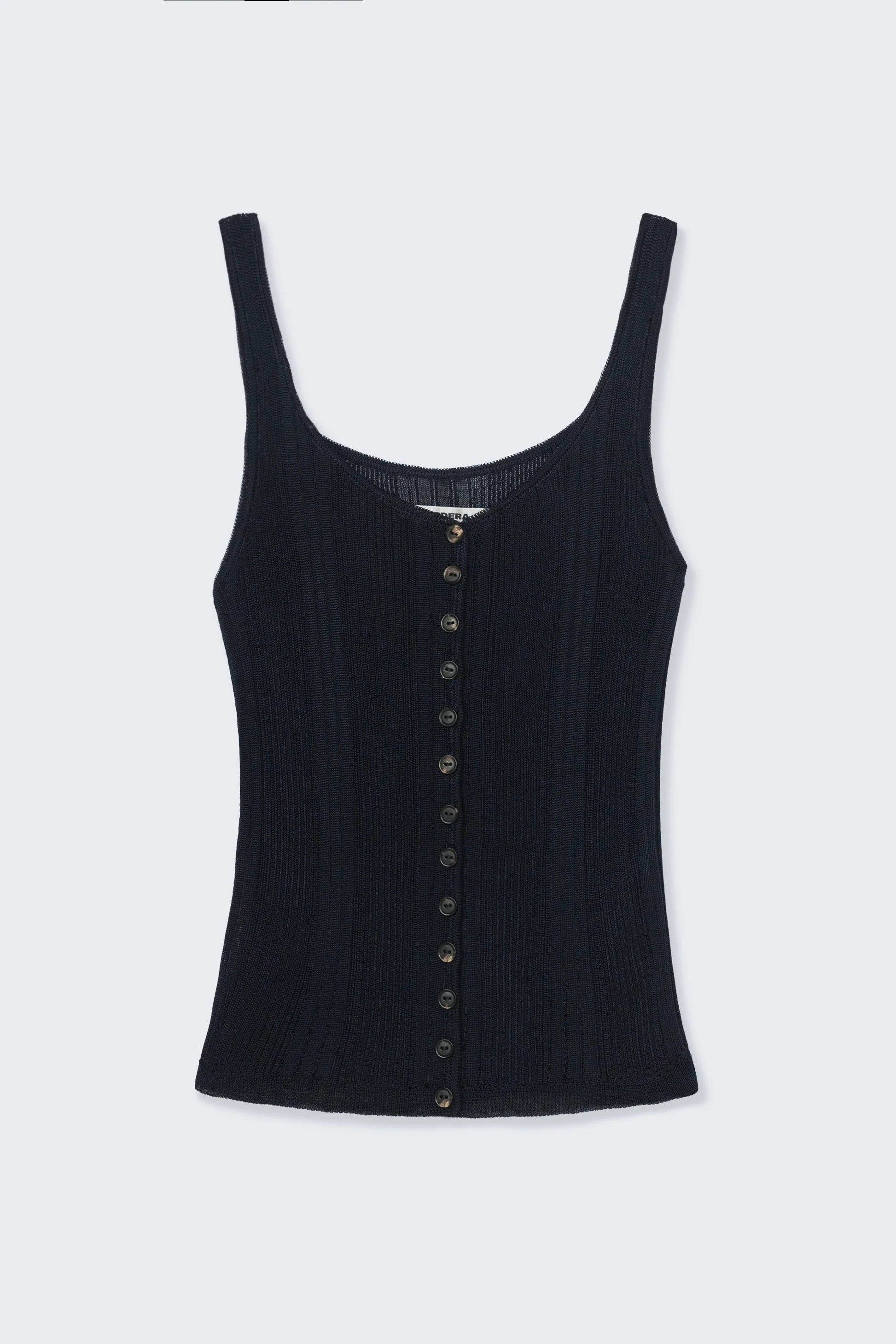 Ribbed Tank Top | Navy