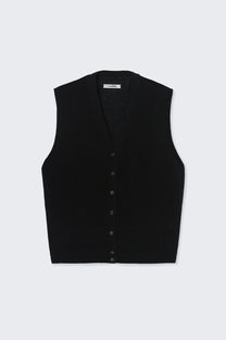 Oversize Waistcoat | Black