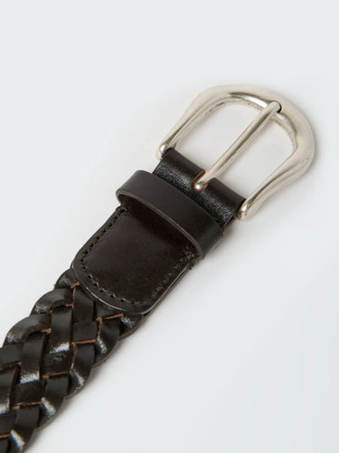 Plaited Belt | Cocoa