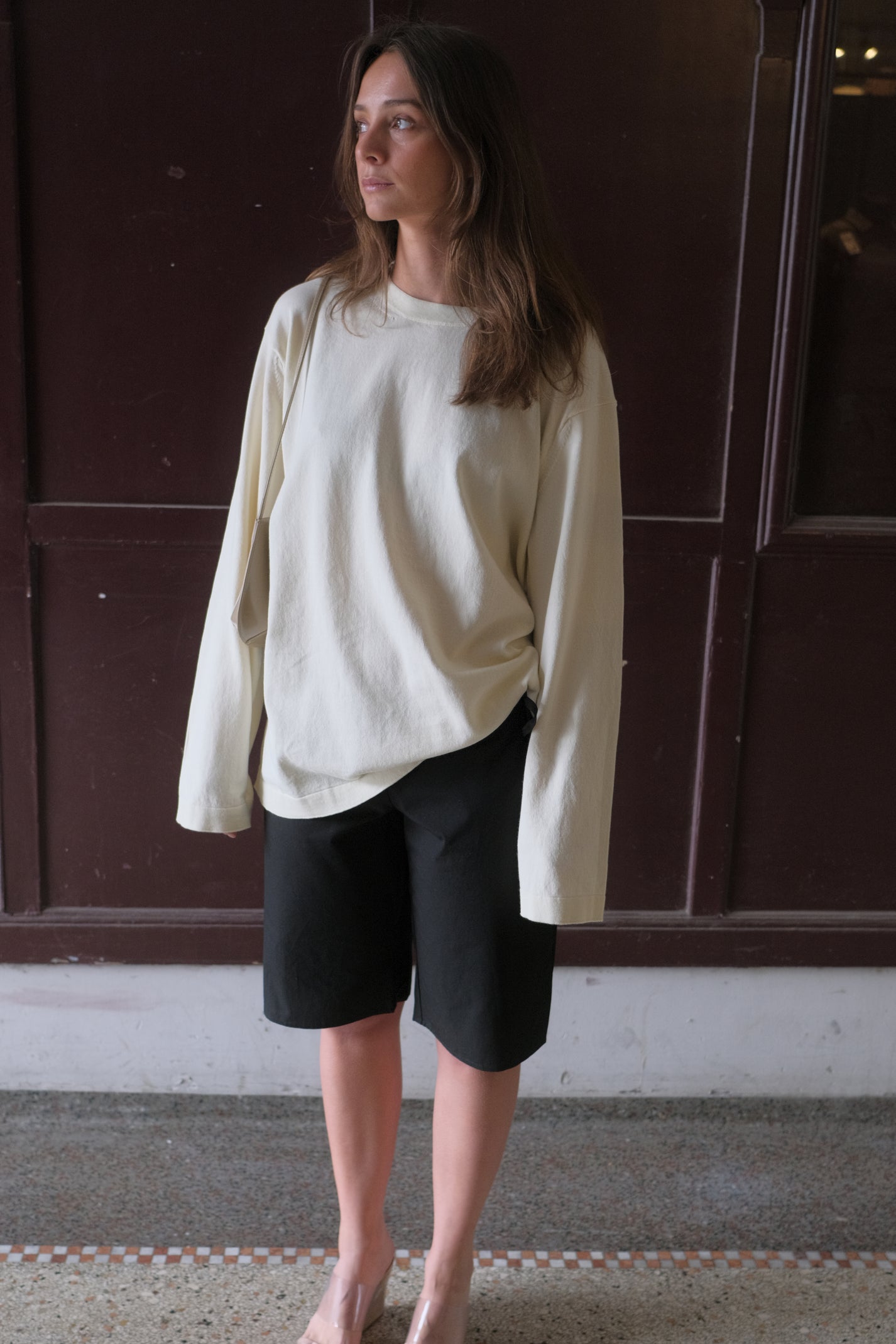 Long Sleeve Tee | Ecru