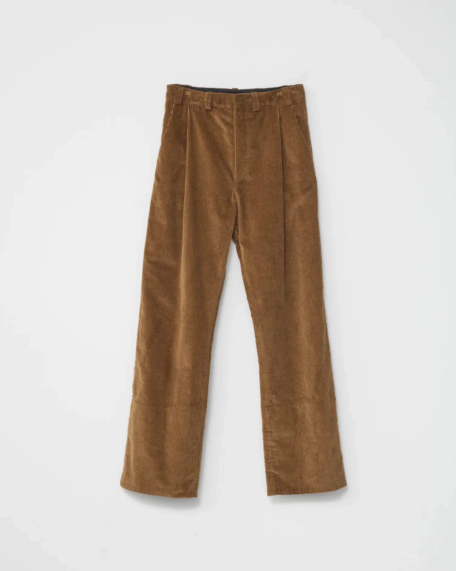 Corduroy Box Trousers | Cognac