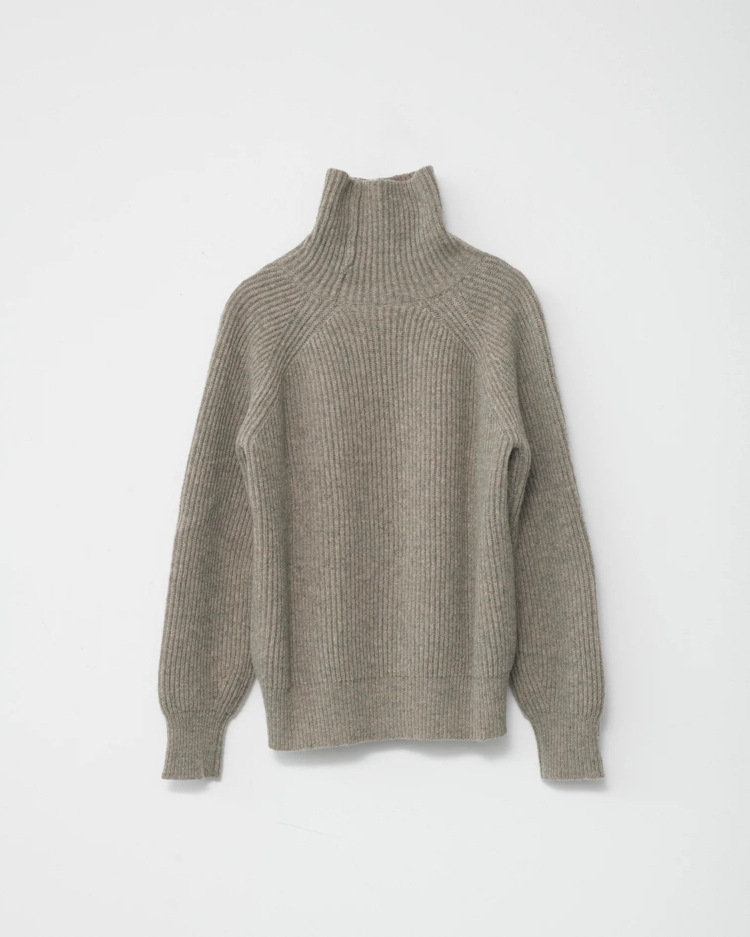 Shetland Wool Turtleneck | Nature