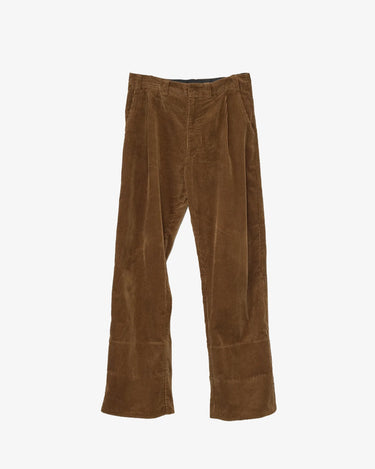 Corduroy Box Trousers in Tobacco