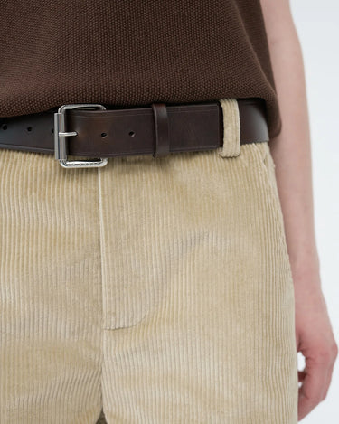 Wide Tärnsjö Leather Belt | Brown