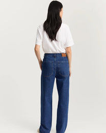 Carlo Midwaist Wide Jeans | Mid Blue