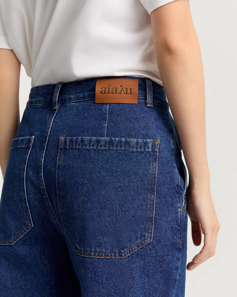 Carlo Midwaist Wide Jeans | Mid Blue
