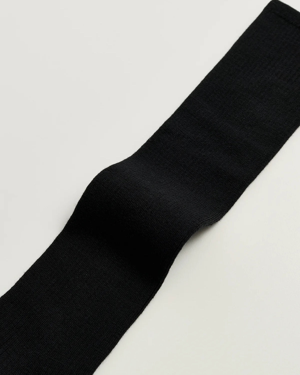 Wool Knee Socks | Black
