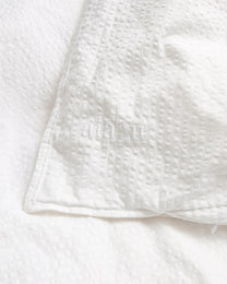 Duvet Set Seersucker | White