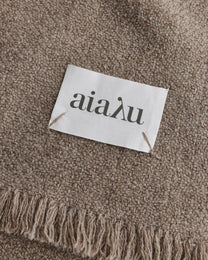 Haya Wool Throw | Pure Soil