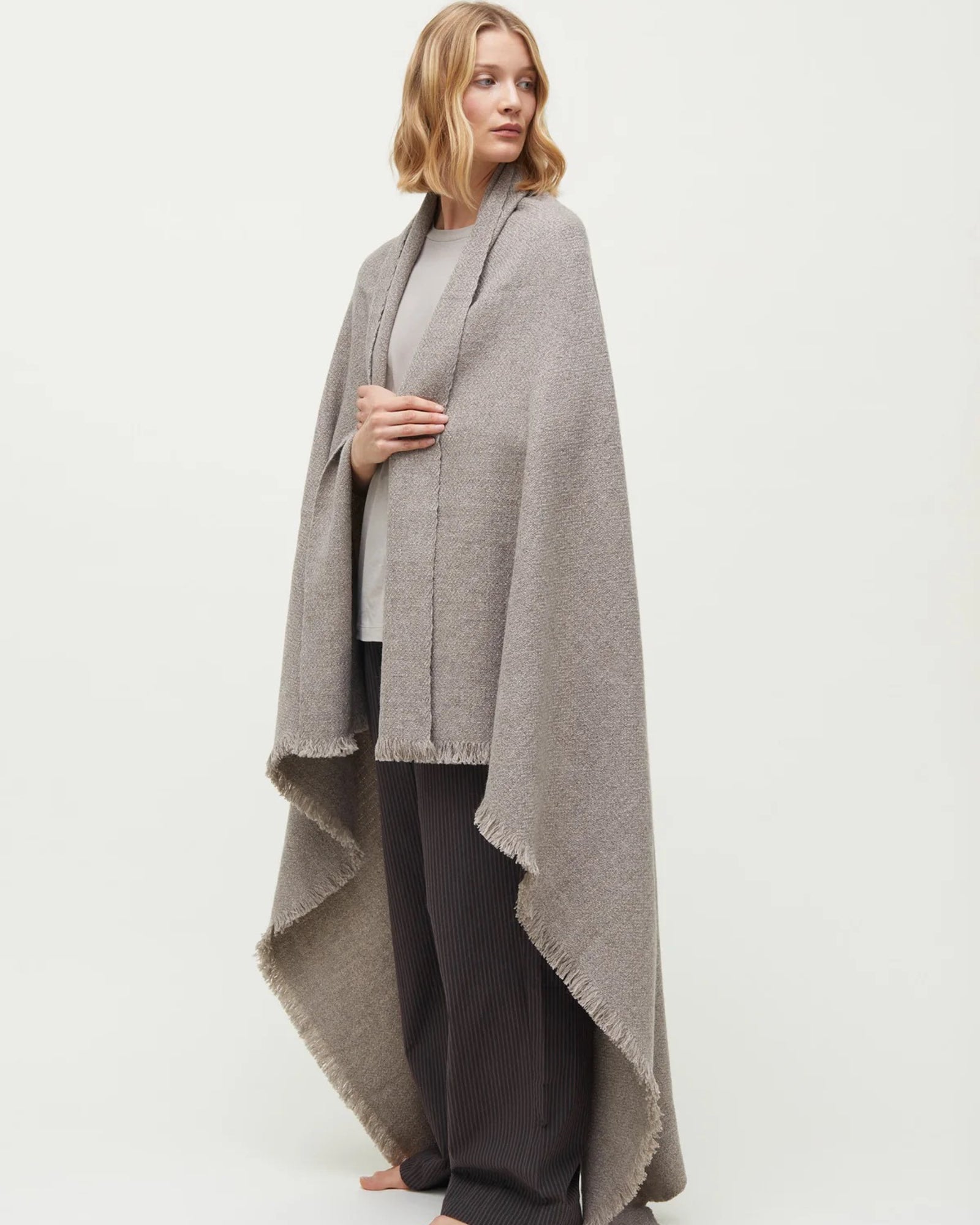 Haya Wool Throw | Pure Soil
