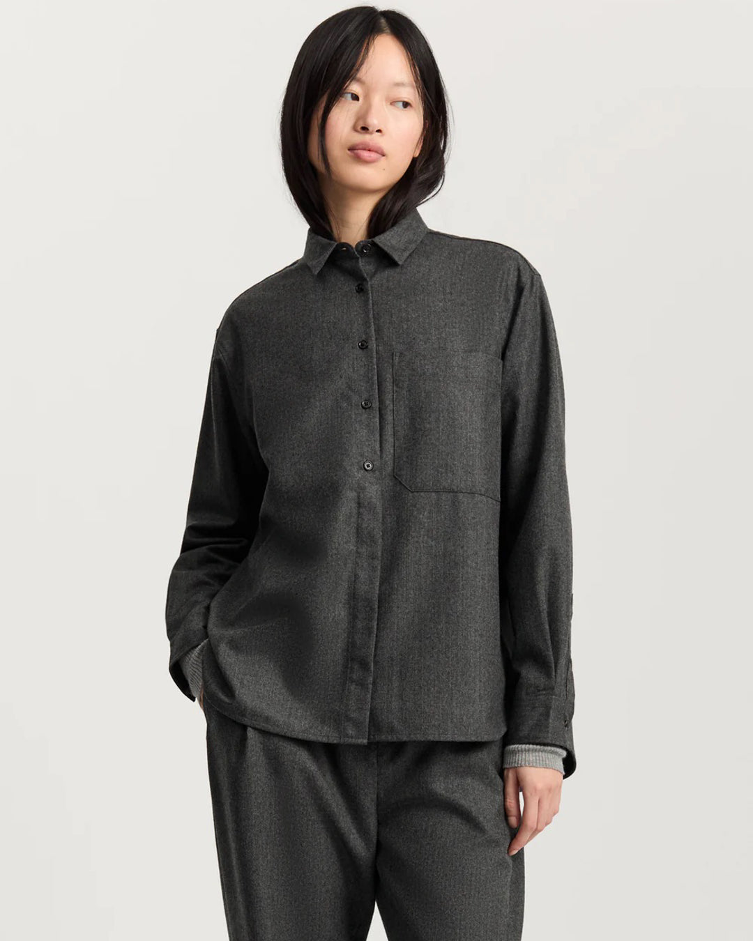 Lynette Shirt | Dark Grey