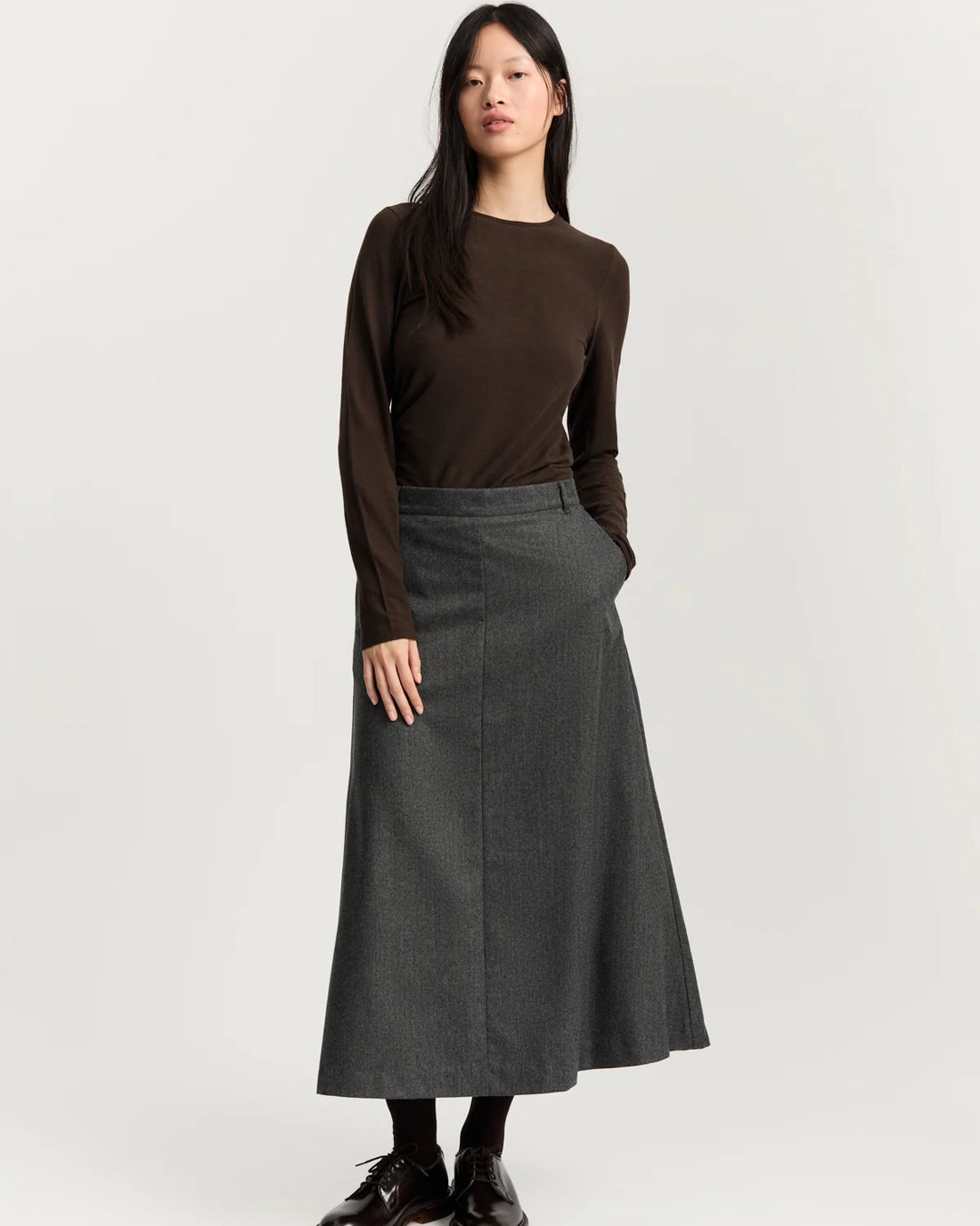 Stella Skirt | Dark Grey