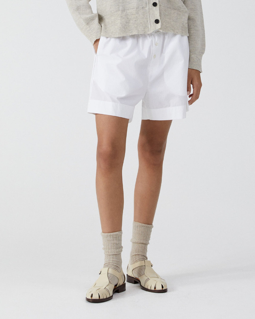 Casual Shorts | White