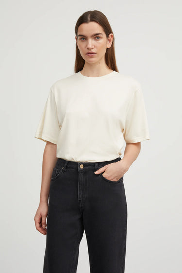 Andy Oversized Tee | Light Cream