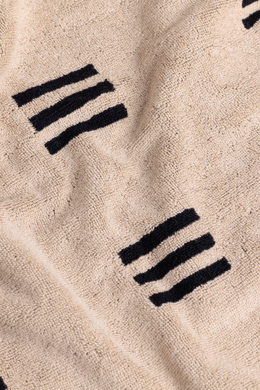 Claremont Bath Towel | Sand & Noir