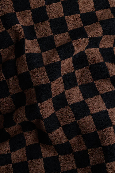 Roman Pool Towel | Tabac & Noir