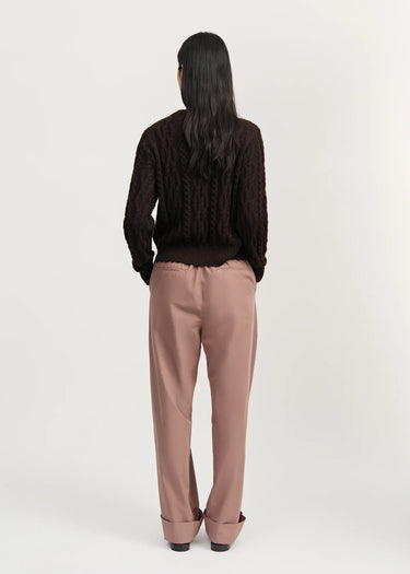 Billy Pant Zip Poplin | Desert Blush