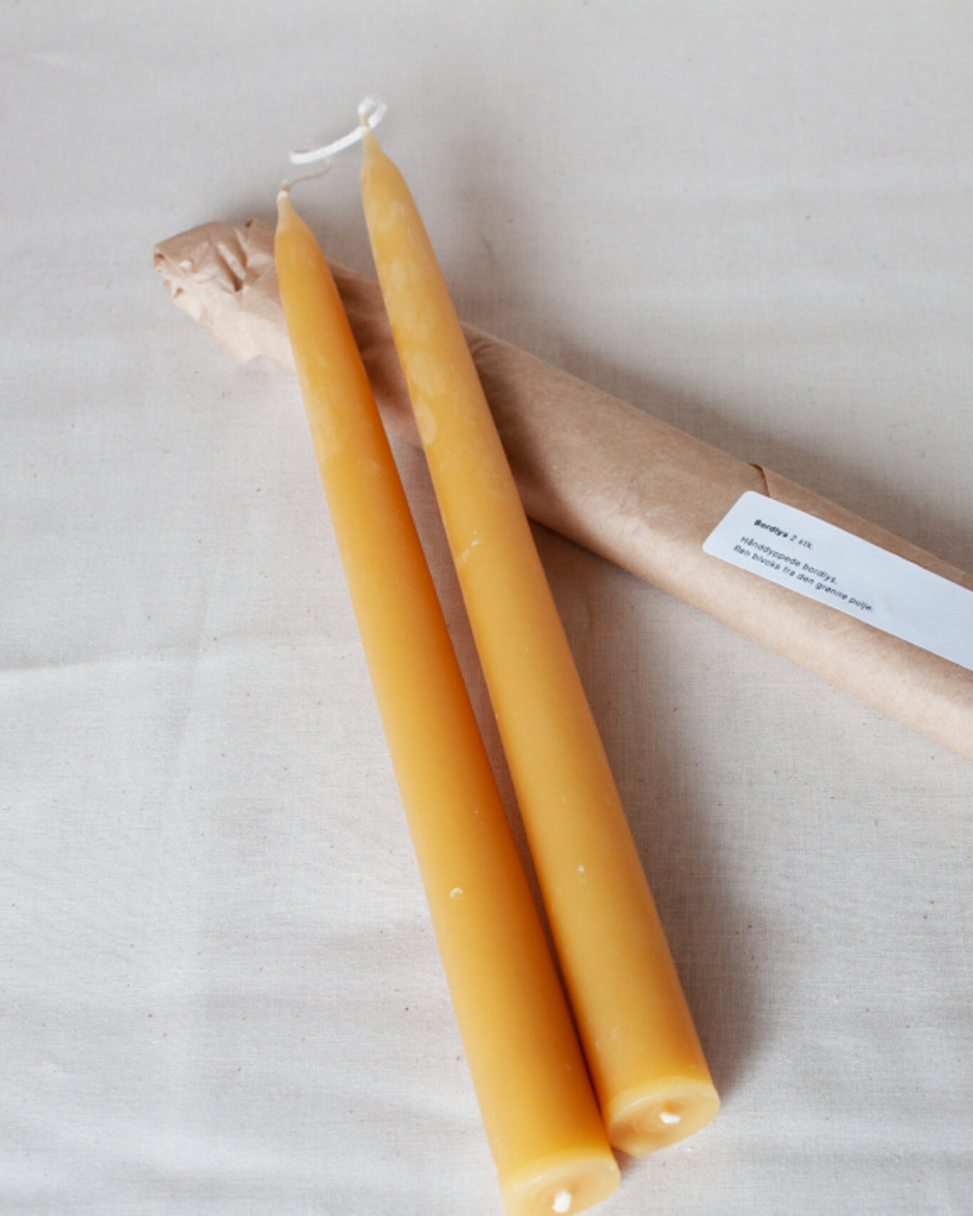 Beeswax Candles | Set of Two