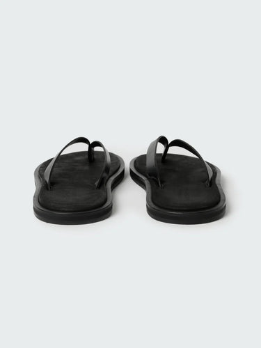 Curren Leather Sandal | Black