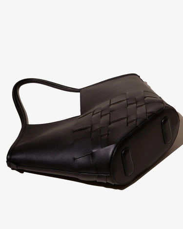 Coloma Leather Tote Bag | Black