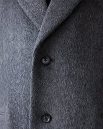 Hewitt Wool Coat | Silver Grey