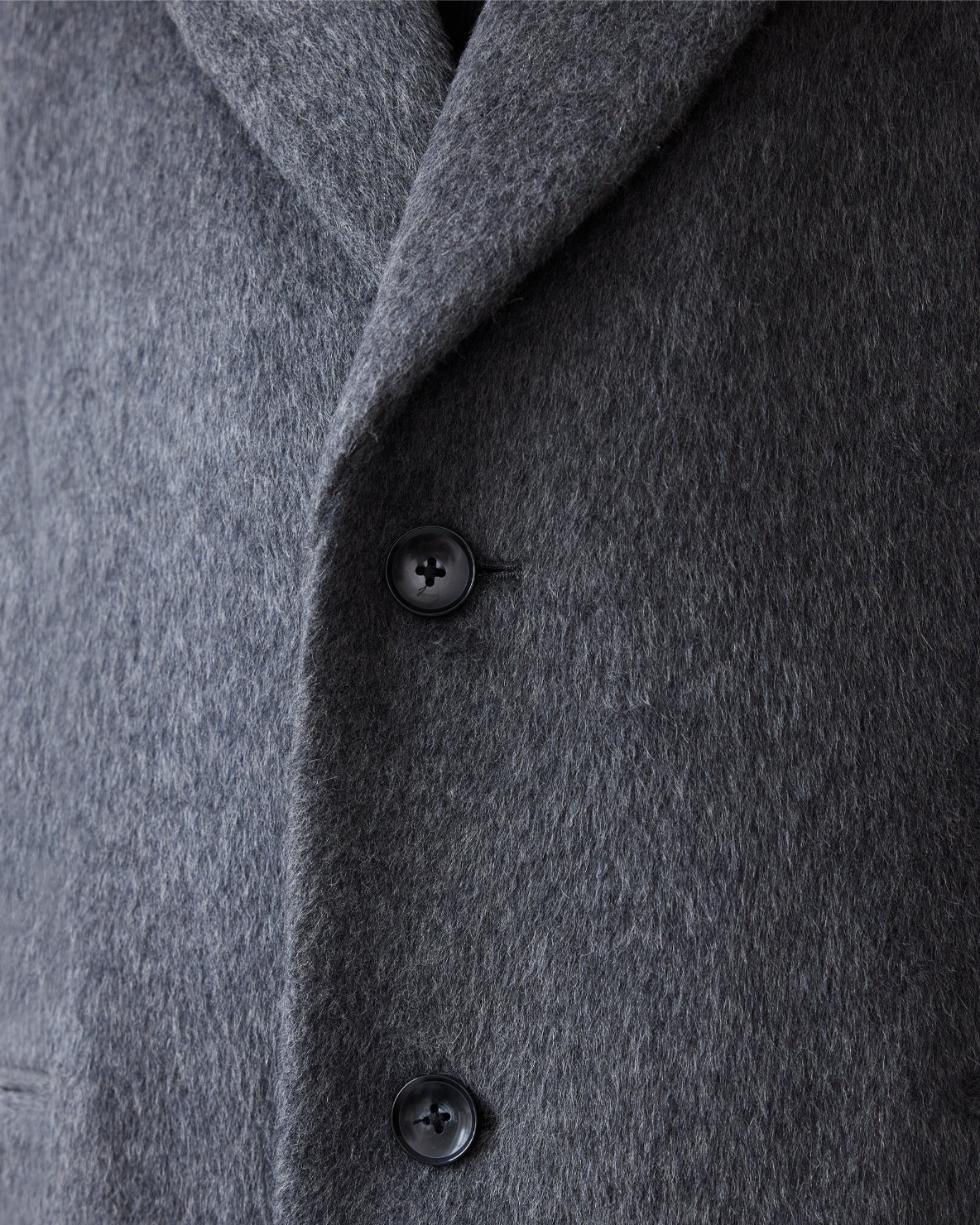 Hewitt Wool Coat | Silver Grey