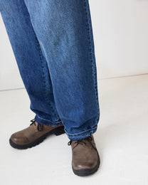 Washed Pleated Jean | Sawyer Wash