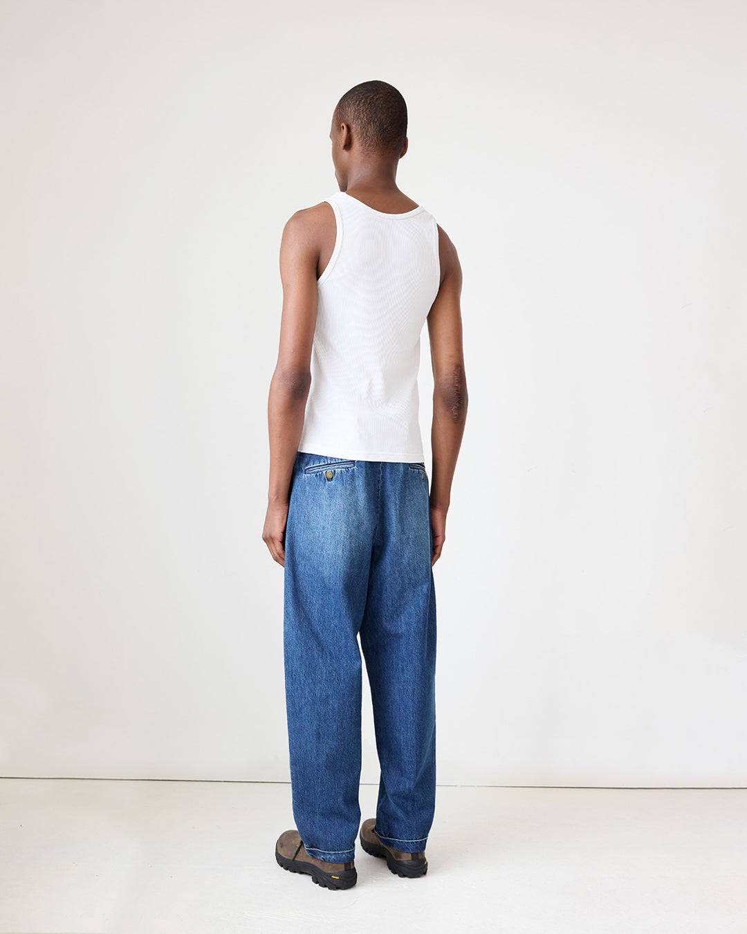 Washed Pleated Jean | Sawyer Wash