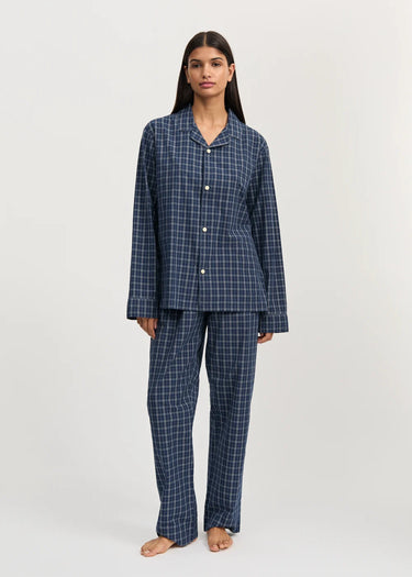 Classic Check Pyjamas in Navy