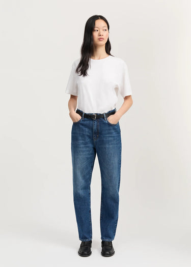 Collin Midwaist Relaxed Jeans | Worn Blue