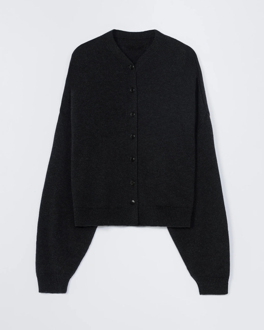 Merino Wool Cardigan | Anthracite