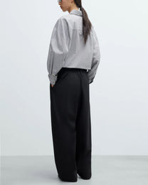 Tailored Masculine Pants | Black