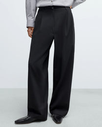 Tailored Masculine Pants | Black